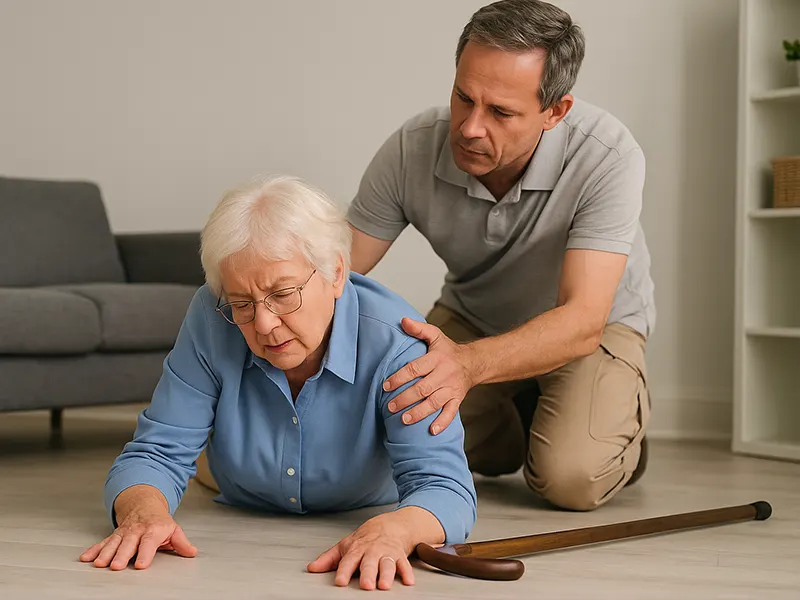 Immediate First Aid for Seniors With Fall-Related Injuries